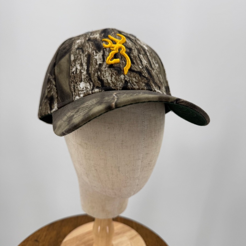 New Browning Camo Hunting Camouflage Embroidered Adjustable Cap Hat Men One Size